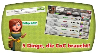 5 DINGE, die Clash of Clans BRAUCHT, damit es noch besser wird!