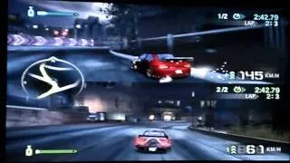 Need for Speed Carbon - The Race (Mitsubishi Evolution vs. Subaru Impreza)