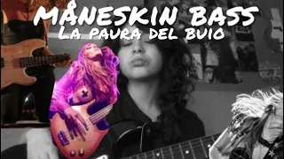 La paura del buio - måneskin | Bass cover on electric guitar ⚡️ 🎸 🖤