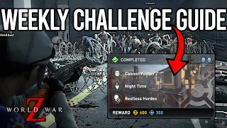 ACTUAL FUN - Weekly Challenge Guide in World War Z (Easy Blue Challenge Coins) Ep.6