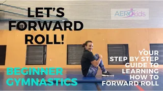 How to do a FORWARD ROLL | Beginner Gymnastics | At Home | No equipment