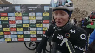 Matteo Jorgenson - Interview at the start - Paris-Nice 2023 - Stage 2