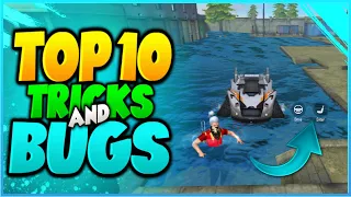 Top 10 New Tricks In Free Fire | New Bug & Glitches In Garena Free Fire #109