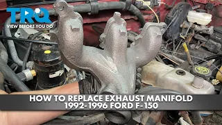 How to Replace Exhaust Manifold 1992-1996 Ford F-150