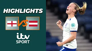 HIGHLIGHTS - Grace Clinton with a debut goal | England v Austria | ITV Sport