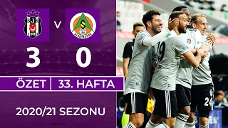 ÖZET: Beşiktaş 3-0 A. Alanyaspor | 33. Hafta - 2020/21