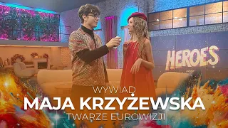 Maja Krzyżewska: "Nowe doświadczenie, nowa przygoda, przepiękny czas" | Twarze Eurowizji | WYWIAD