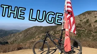 The Luge mountain bike trail in Orange County, CA