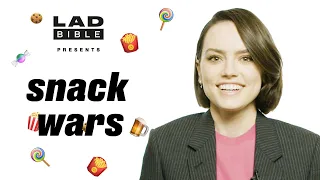 Daisy Ridley Tries British And American Snacks | Snack Wars | LADbible