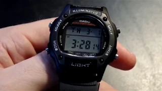 Casio W93H how to set date and time