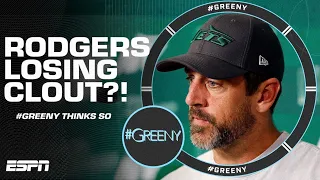 Greeny thinks Aaron Rodgers doesn’t have as much ‘clout’ with the Jets as he did last year | #Greeny