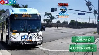 Oc Bus Route #56 Orange to Garden Grove (Westbound) "Full Ride"