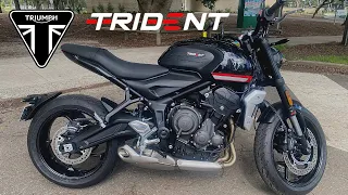 2021 Triumph Trident 660 REVIEW. First ride in Sydney streets.