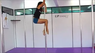 Prova nivel básico Improviso Pole Dance -  Miriam Gonçalves.avi