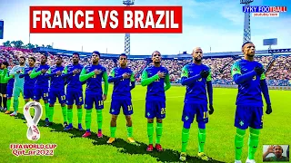 PES - France vs Brazil FIFA World Cup 2022 Qatar - Full Match All goals HD - eFootball Gameplay PC