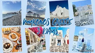 Mykonos Greece  3 days on a budget