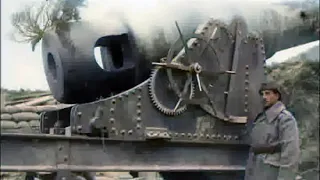 An old video from World War I. colorized by deep learning method