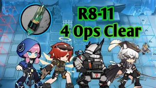 Arknights - R8-11 - 4 Ops Clear feat. Mudrock, SilverAsh, Exusiai & Blue Poison