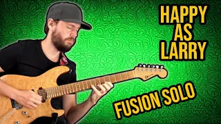 Happy As Larry - Fusion Guitar Solo! (Alex Hutchings Backing Track)