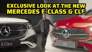 2024 Mercedes E-Class & CLE - Reveal, Walk-Around and Engines