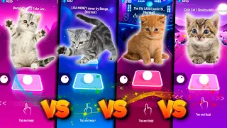 CUTE CATS BTS FAKE LOVE VS BLACKPINK LISA MONEY VS JUSTIN BIEBER VS SHAKIRA WAKA WAKA