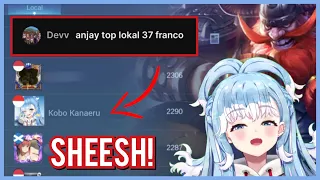 Kobo is actually a Top Franco Player?!【Hololive ID】