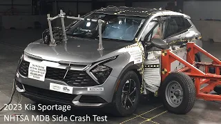 2023 Kia Sportage / Sportage Hybrid NHTSA MDB Side Crash Test