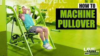 How To Do A SEATED MACHINE PULLOVER (Hammer Strength) | Exercise Demonstration Video and Guide