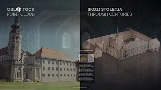 Kostanjevica na Krki Monastery - Interactive screen app with 3D and pointcloud