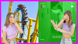 24 HORAS EN UN PARQUE DE ATRACCIONES CON MIS AMIGAS SUPERO MIS MIEDOS / El mundo de Indy