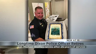 Longtime Dixon Police officer, Michael Wolfley, retires after 25 years