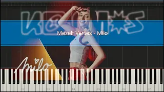 Mezelf Verlies Milo - Piano Tutorial with Sheet Music