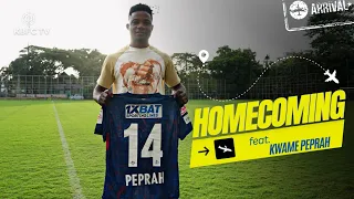 Homecoming feat.Kwame Peprah | Kerala Blasters | KBFC TV | Player Arrival | 2023