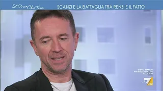 Duello TV Renzi - Travaglio, Andrea Scanzi: "Renzi come Gasparri in ciabatte, non ho mai avuto ...