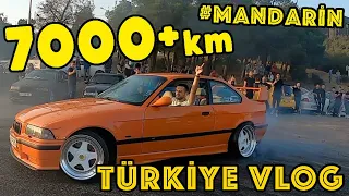 #Mandarin & Nissan 370z | Türkiyə VLOG | 7000+ km Yol