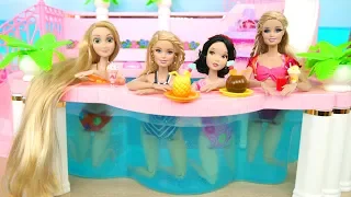 Pink Pool Side Tent for Dolls Schwimmbad Kolam renang حمام السباحة Piscina Piscine pour poupées