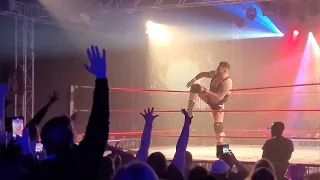 GRADO makes his entrance at Impact Wrestling in Coventry - October 28th 2023