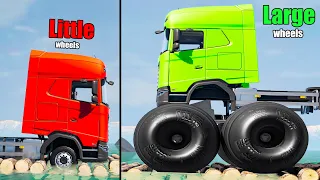Large vs Little Wheels #34 - Beamng drive
