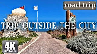 Trip out of town | 4K - HDR  60 fps | Driving in Izmir 🇹🇷 | Karsiyaka - İzmir Birds Paradise