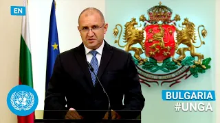 🇧🇬 Bulgaria - President Addresses United Nations General Debate, 76th Session (English) | #UNGA
