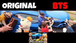 SML Movie: Jeffy’s Car Wash! [Original and BTS Side By Side]