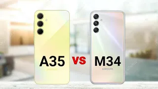 Samsung A35 vs Samsung M34