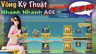 Vòng Kỹ Thuật - Up 1.600.000 Gems FREE - Technical Round ( Very Nice Even IGG ) | Lords Mobile 9DS