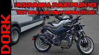 Husqvarna Svartpilen 401 Review: Test Ride and First Impressions