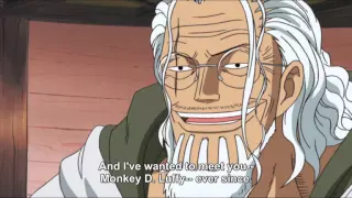 Rayleigh tells Luffy about Shanks