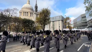 Military Bands at The Lord Mayor's Show 2022