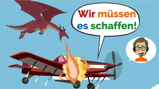 Deutsch lernen | Die Rettung | Wortschatz und wichtige Verben