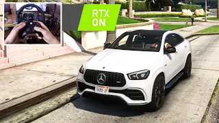 Mercedes GLE63S AMG 2021 - GTA V | Logitech G29 🔥 Reshade RTX + Graphic Mod