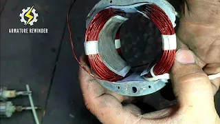 How to rewind Mactec 14 inch cutter Field coil Stator - like a pro