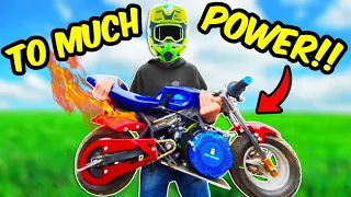 80cc's of PURE TERROR - Custom Pocket Rocket Build